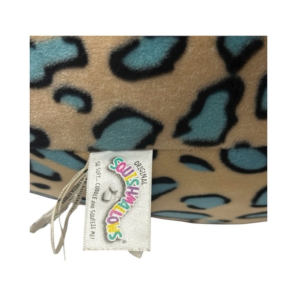 Squishmallows Blue Leopard Lexie Avery Tan Blue Cat Plush 12" - Picture 4 of 4